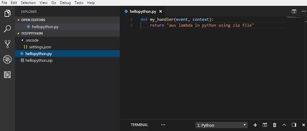 IDE for Python。